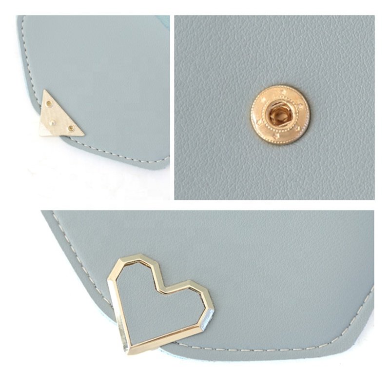 Wholesale ladies single shoulder bag mobile phone case pu leather wallet with string