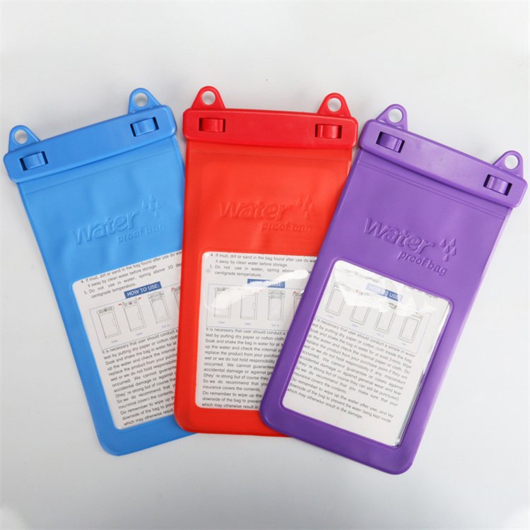 OEM Cell phone case waterproof bag With Lanyard Universal PVC waterproof phone