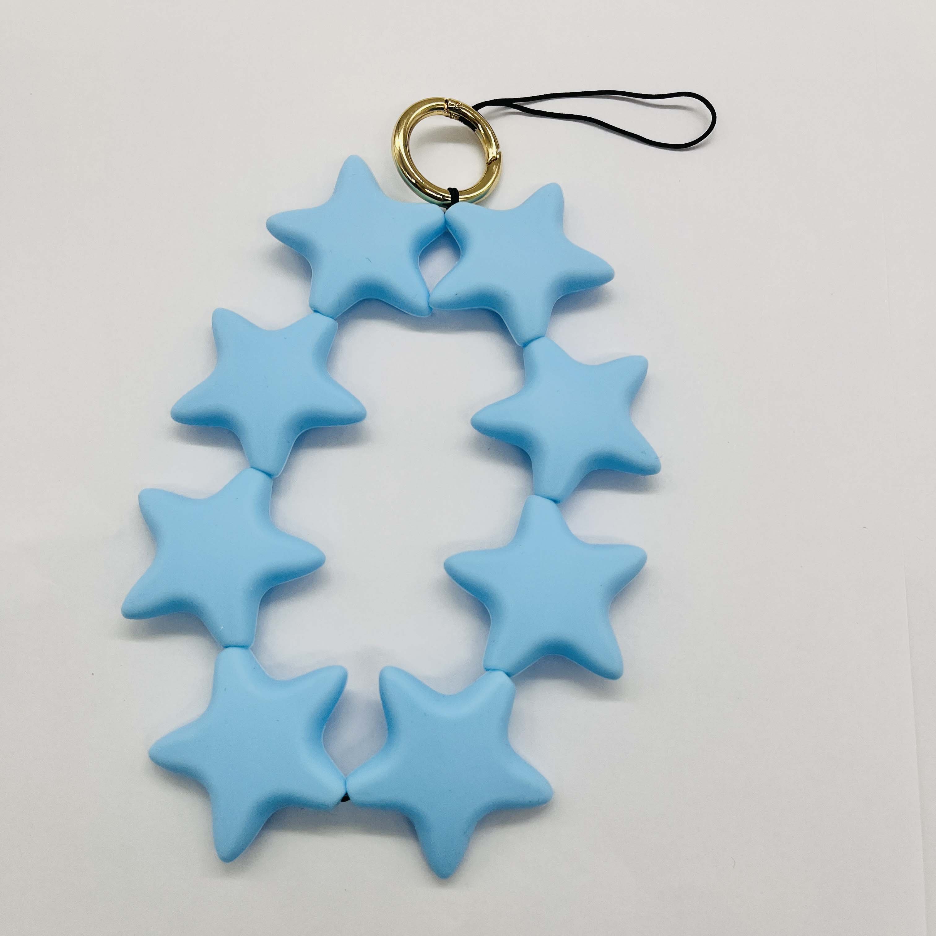 silicone star wrist strap phone custom made chain marble phone case silicone crossbody