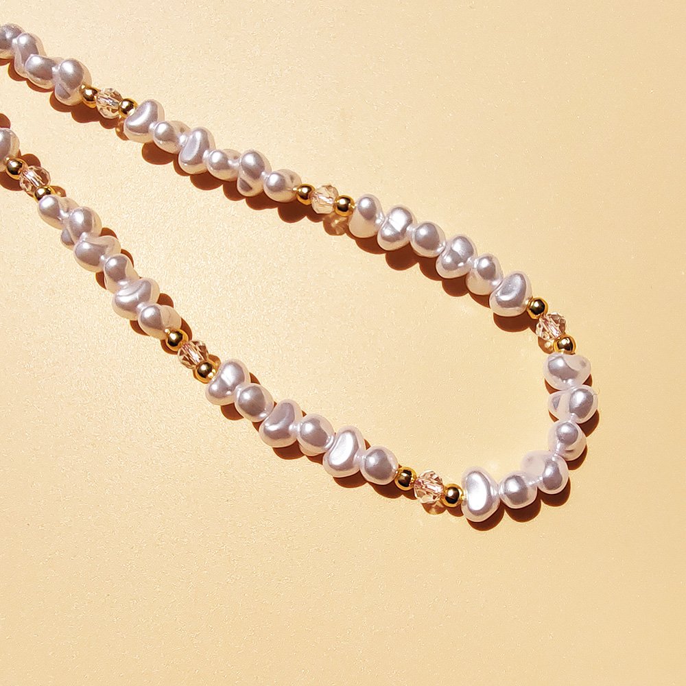 New Fashion Alien Imitation Pearl Mobile Phone Lanyard Cute Handmade Crystal Beads Phone Strap