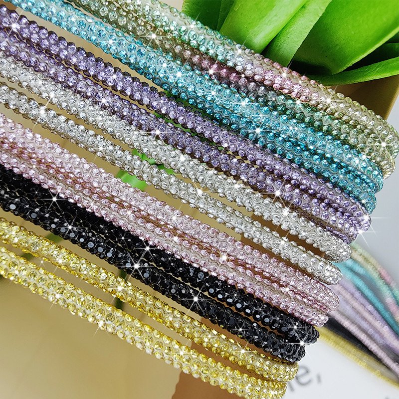 New Luxury Rhinestone Mobile Phone Lanyard Diamond-inlaid Diagonal Span Mobile Phone Case Anti-Loss Hanging Ornaments Pendant