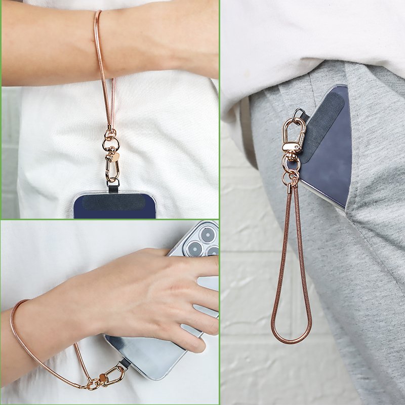 Mobile Phone Lanyard Long Crossbody Lanyard Metal Keel Phone Universal Alloy Chain Phone AntiLoss Backpack Style Lanyards