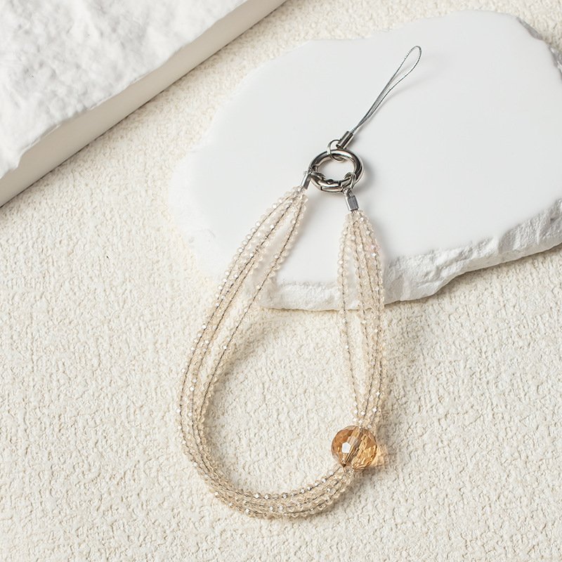 Universal Ins Style Colorful Diamond Phone Charm Glitter Crystal Mobile Phone Lanyard Phone Chain