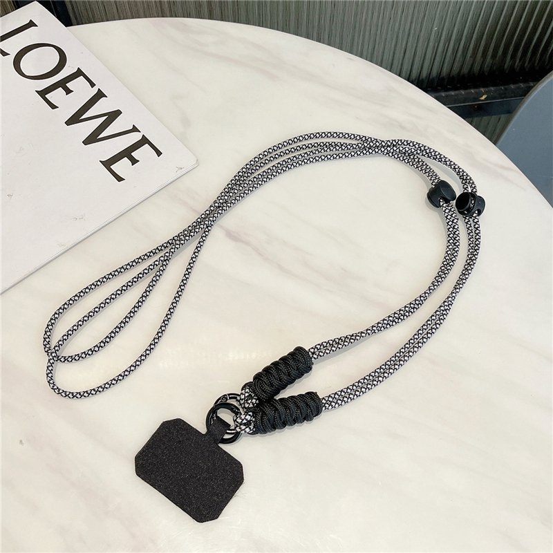 Colorful Crossbody Nylon Lanyard Strap Shoulder Necklace Strap Anti Lost Mobile Phone Chain