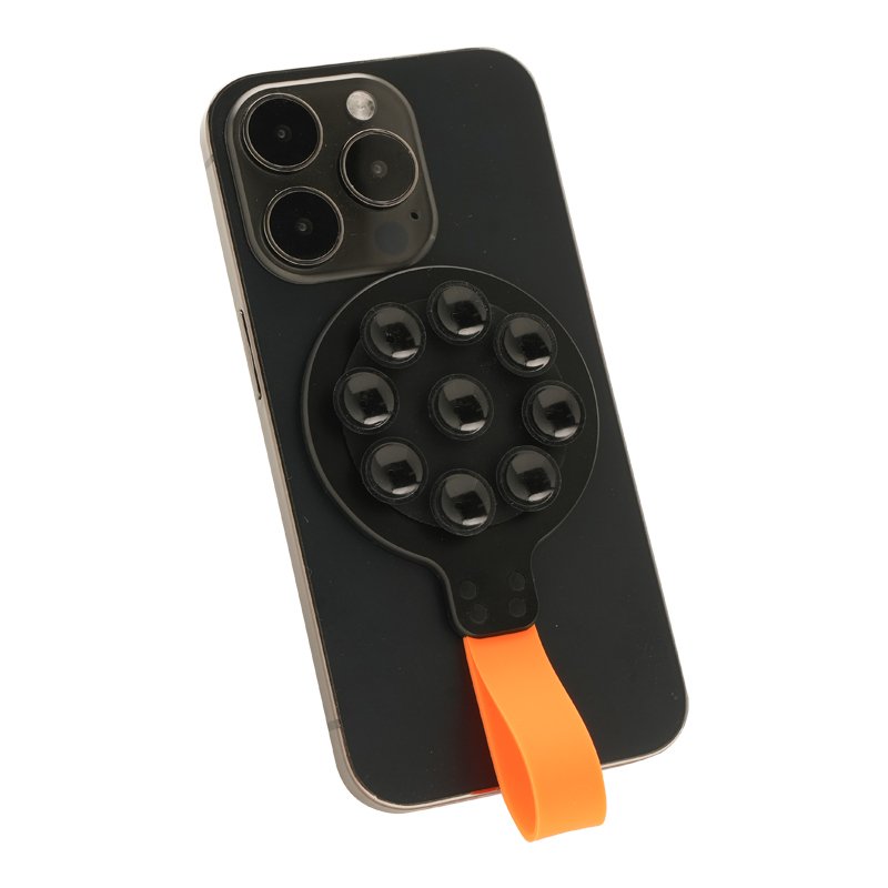 Bathroom Waterproof Strong Magnet Suction Cup Adjustable Cellphone Mobile Phone Holder Silicone Magnetic Phone Grip With Logo
