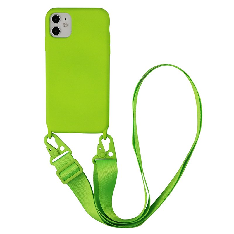 Custom Rope Sling Lasso Silicon Smartphone Cover Accessory Cord String Shoulder Neck Necklace Lanyard Strap Crossbody Phone Case