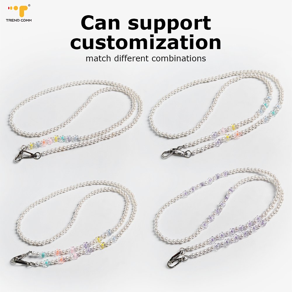 Creamic Beads Mobile Phone Strap Cell Phone Hanging Neck Strap