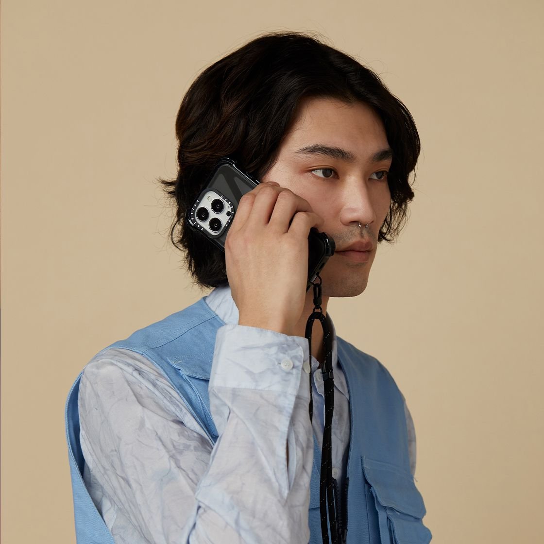 Universal full range of adjustable double-layer lanyard straps Strap card set is fully compatible with all mobile phone cases
