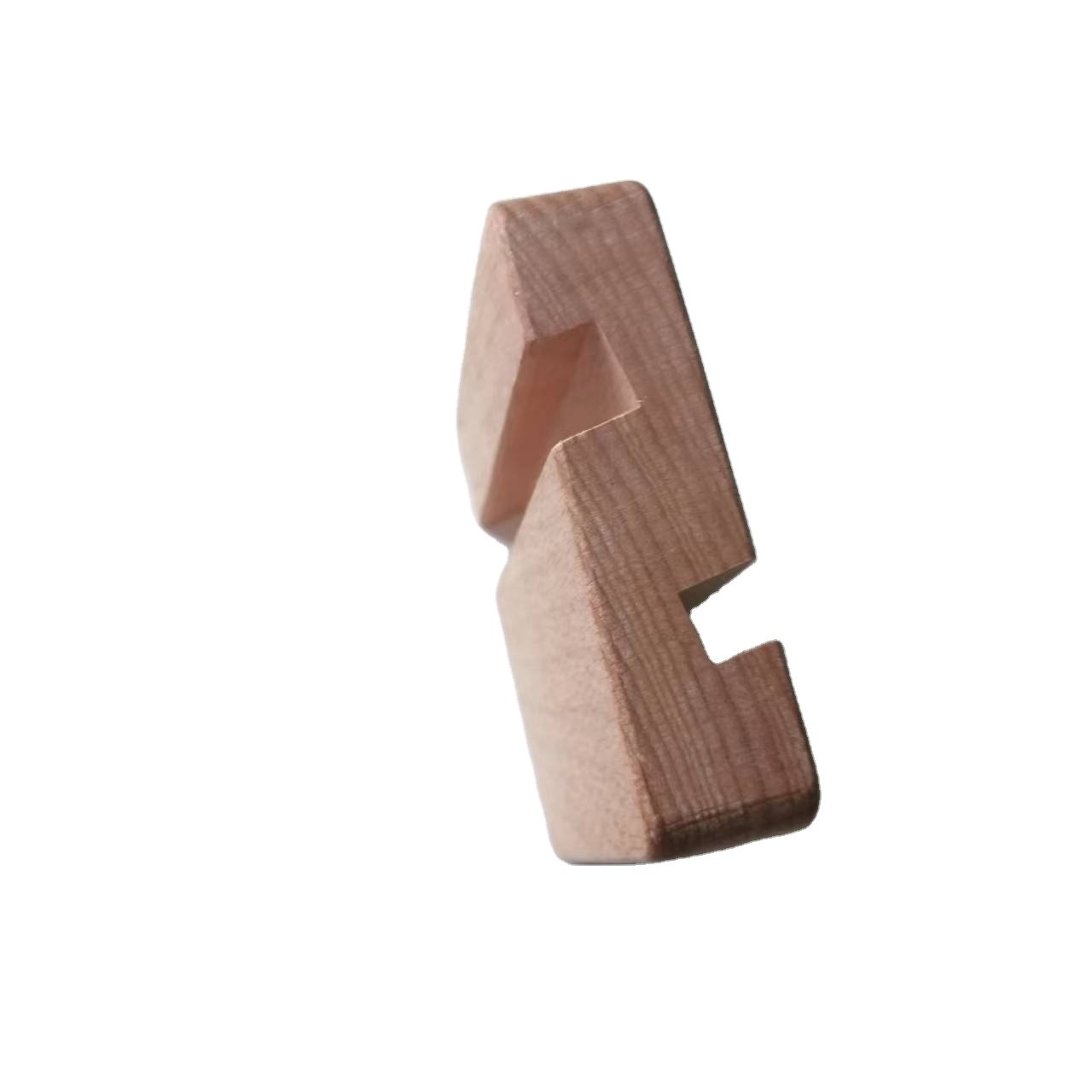 Tailai Custom Handmade Wooden Crafts Wooden Block Display Stand Wooden Mobile Phone Holders Cell Holder Tablet Stand.