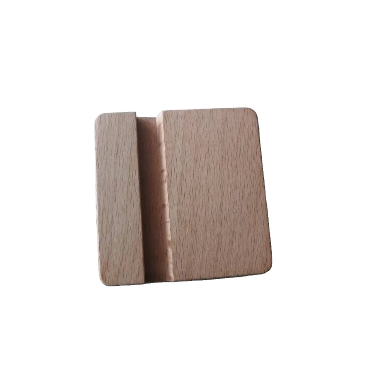 Tailai Custom Handmade Wooden Crafts Wooden Block Display Stand Wooden Mobile Phone Holders Cell Holder Tablet Stand.