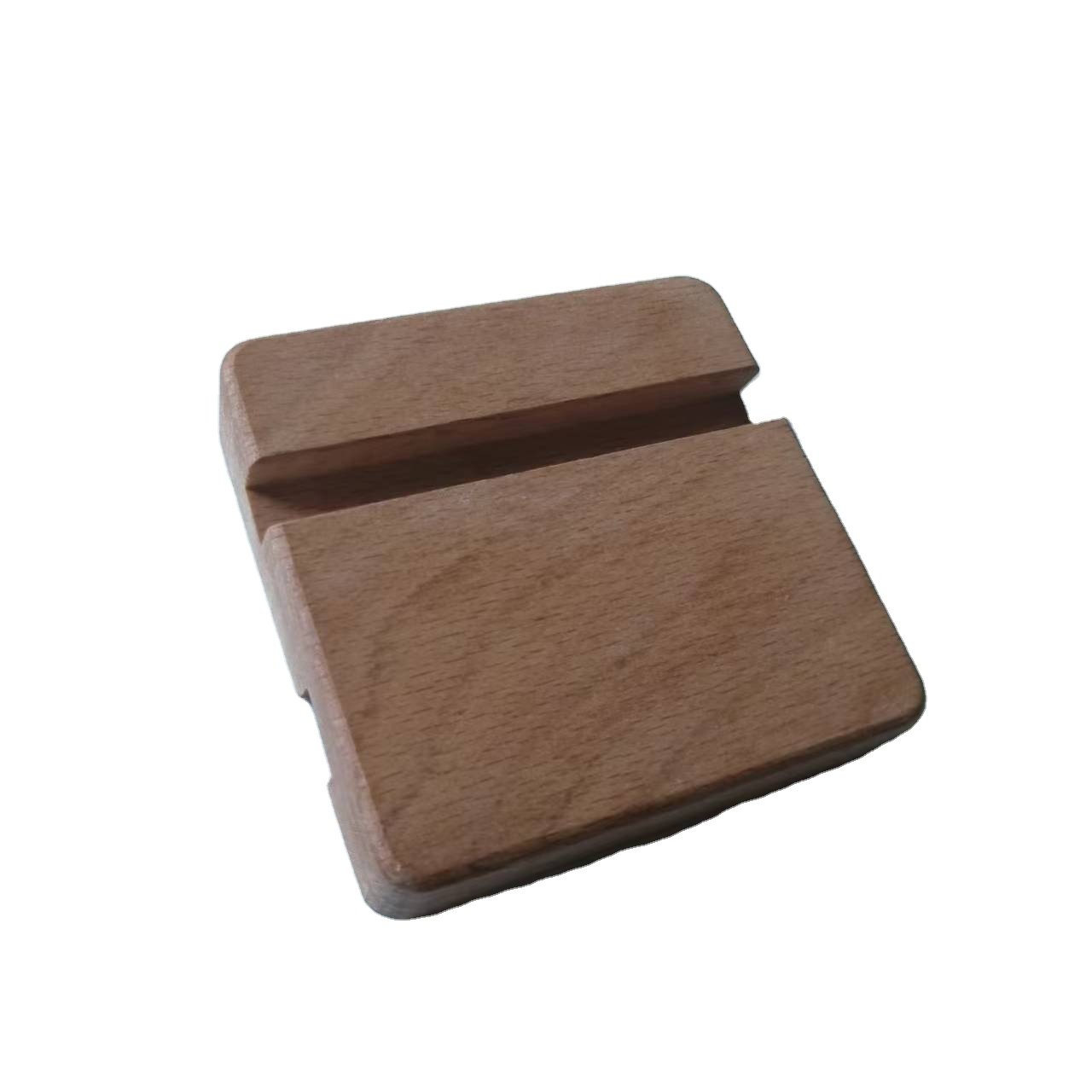 Tailai Custom Handmade Wooden Crafts Wooden Block Display Stand Wooden Mobile Phone Holders Cell Holder Tablet Stand.