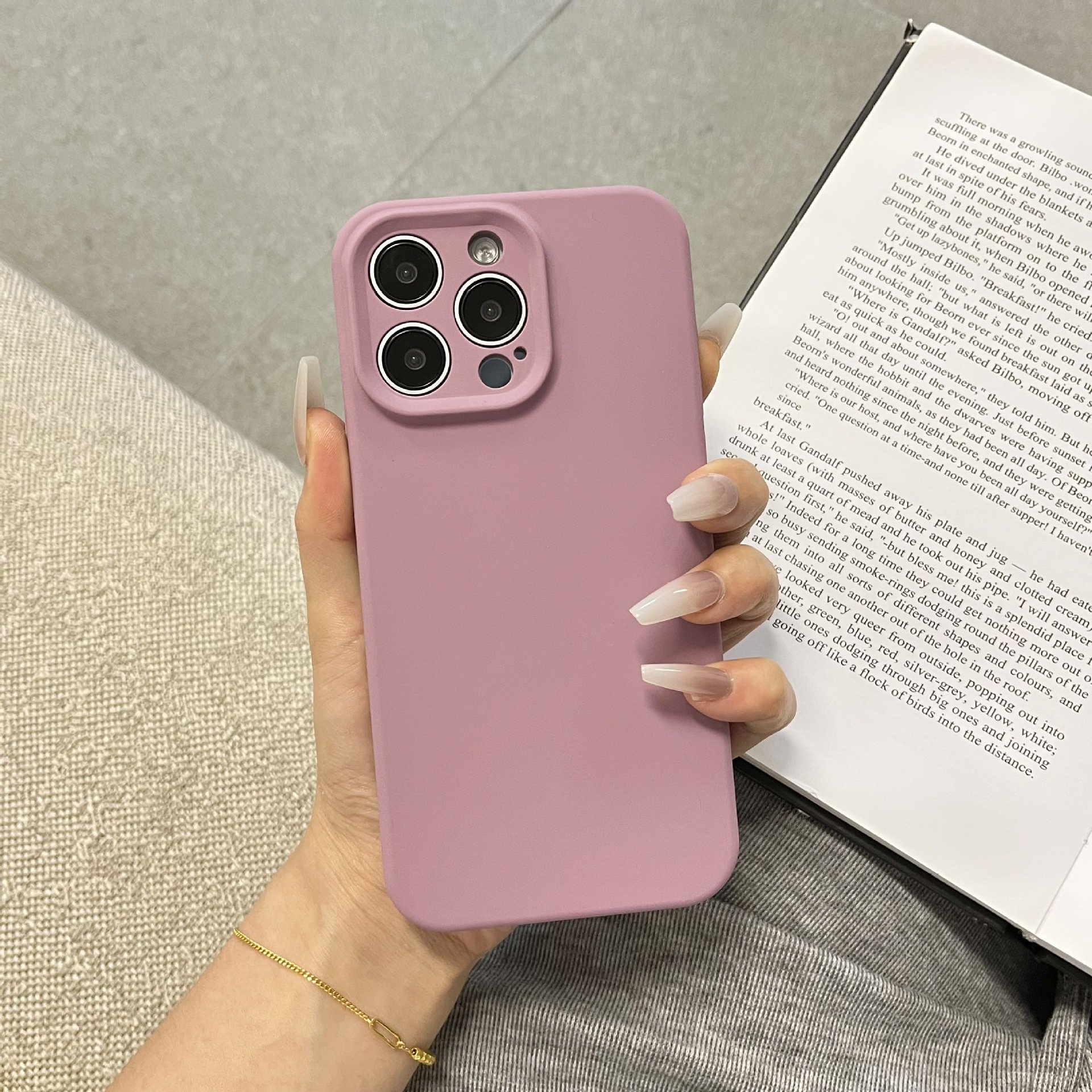 for iPhone 16 Silicone Case Full Camera Protection Mobile Phone Silicone Rubber Phone Cover for iPhone 16 Pro Max