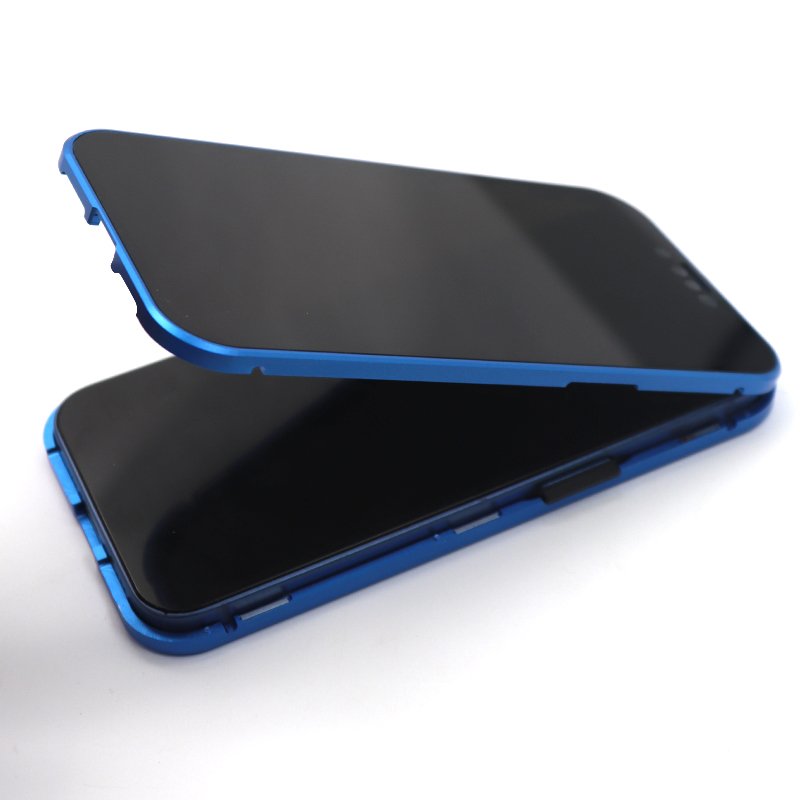 Anti Peeping Magnetic Double Sided Glass Protector Anti Spy Privacy Screen Phone Case For IPhone 13 14 15 Pro Max