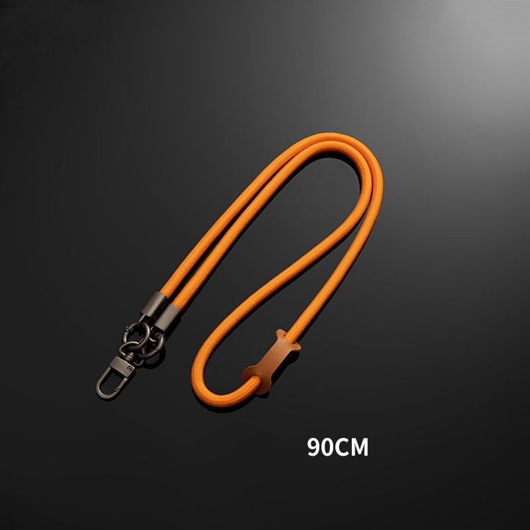Long Mobile Phone Cord Lanyard Hanging Neck Rope Braided Key Chain Universal Polyester Neck Phone Strap Holder