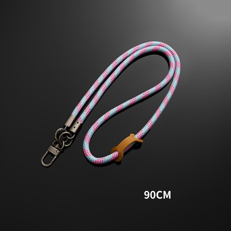 Long Mobile Phone Cord Lanyard Hanging Neck Rope Braided Key Chain Universal Polyester Neck Phone Strap Holder