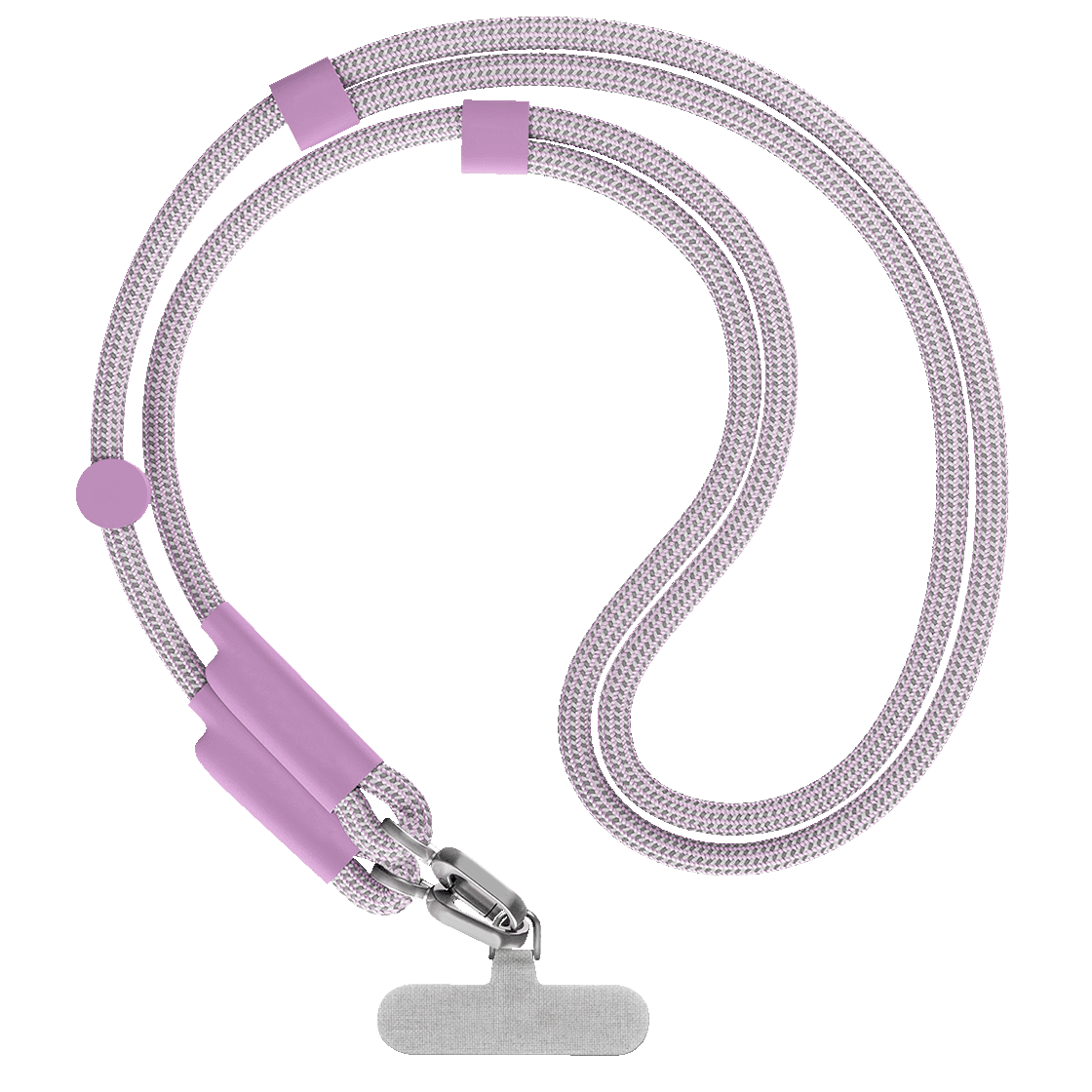 New woven rope mobile phone lanyard suitable for most mobile phone cases woven rope double buckle diagonal adjustable