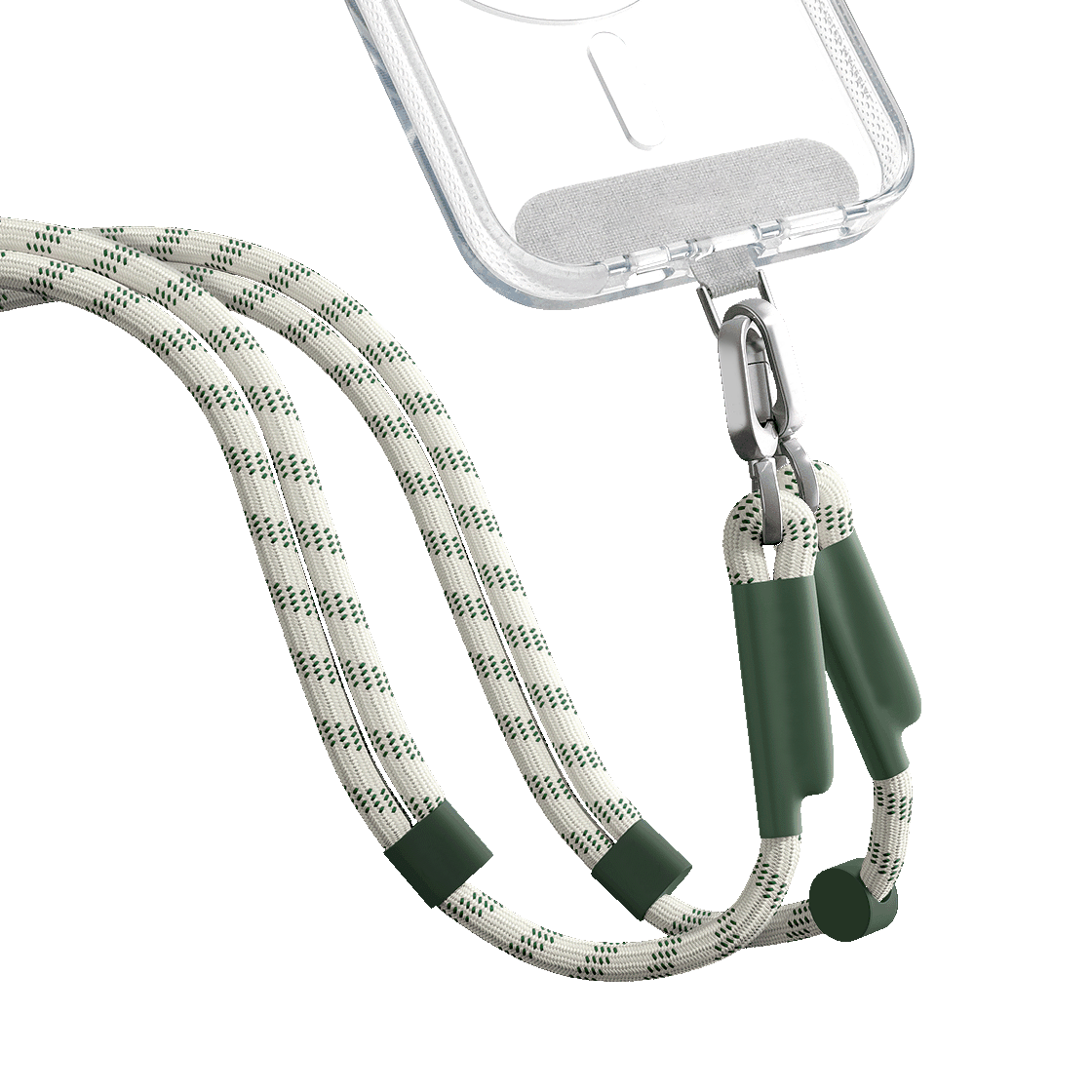 New woven rope mobile phone lanyard suitable for most mobile phone cases woven rope double buckle diagonal adjustable