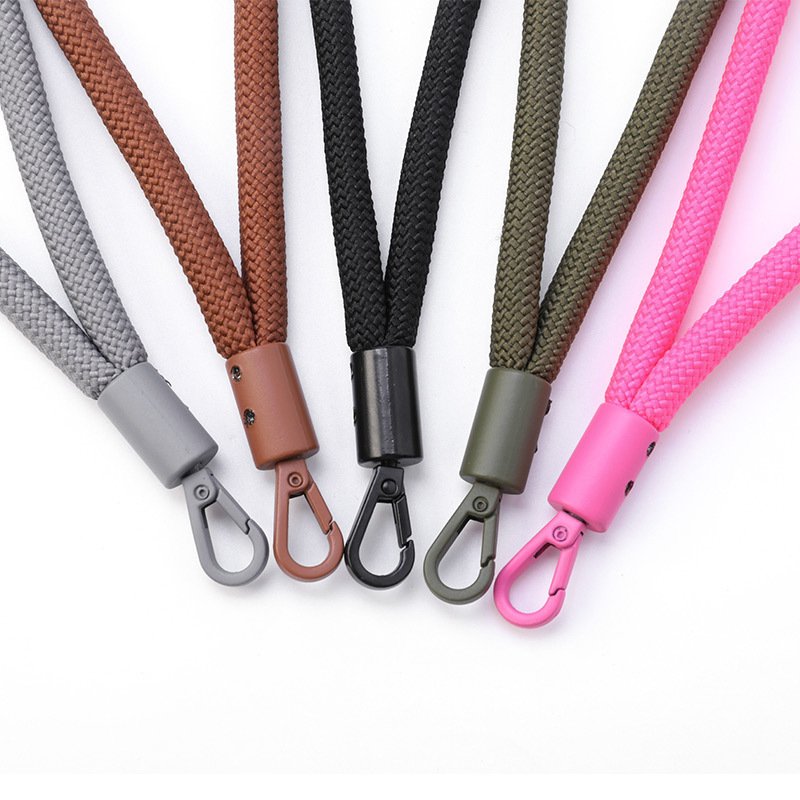 Smartphone Lanyard Wristlet Strap with Keychain Short Polyester Mobile Phone Accessory