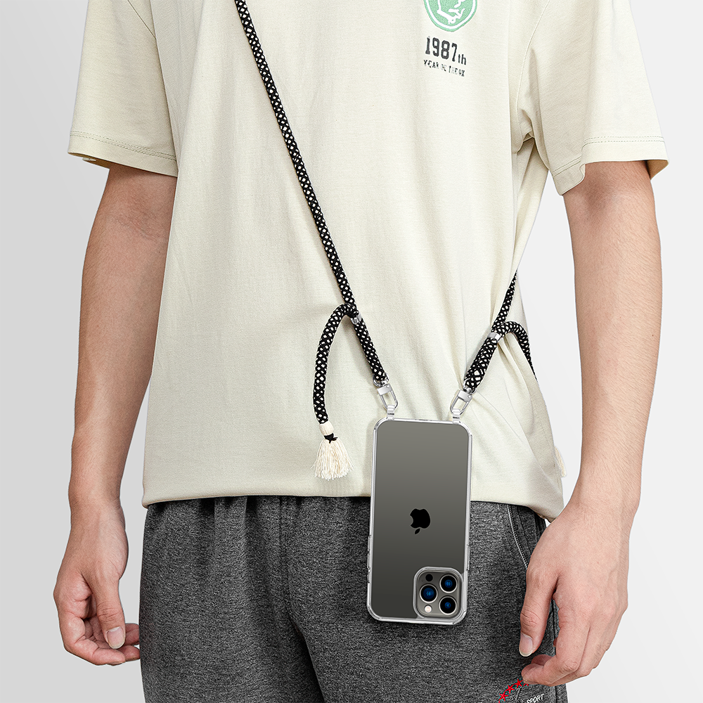 Adjustable Phone Case Strap Universal Crossbody Necklace Smartphone Cotton Cord Lasso Tether Rope Cell Mobile Phone Lanyard