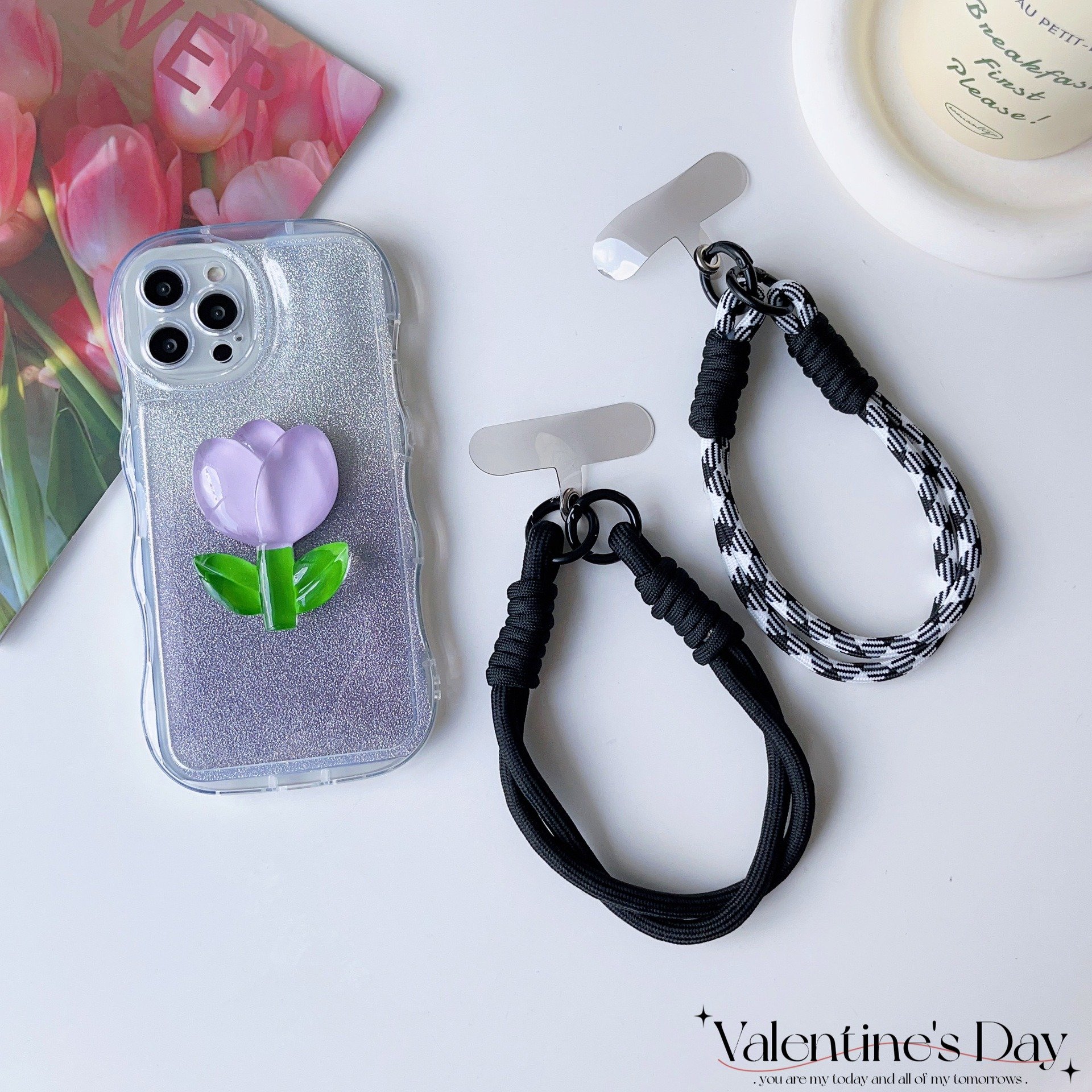 Nylon Colorful Adjustable Wrist Phone Strap Cell Phone Strap Mobile Phone Straps