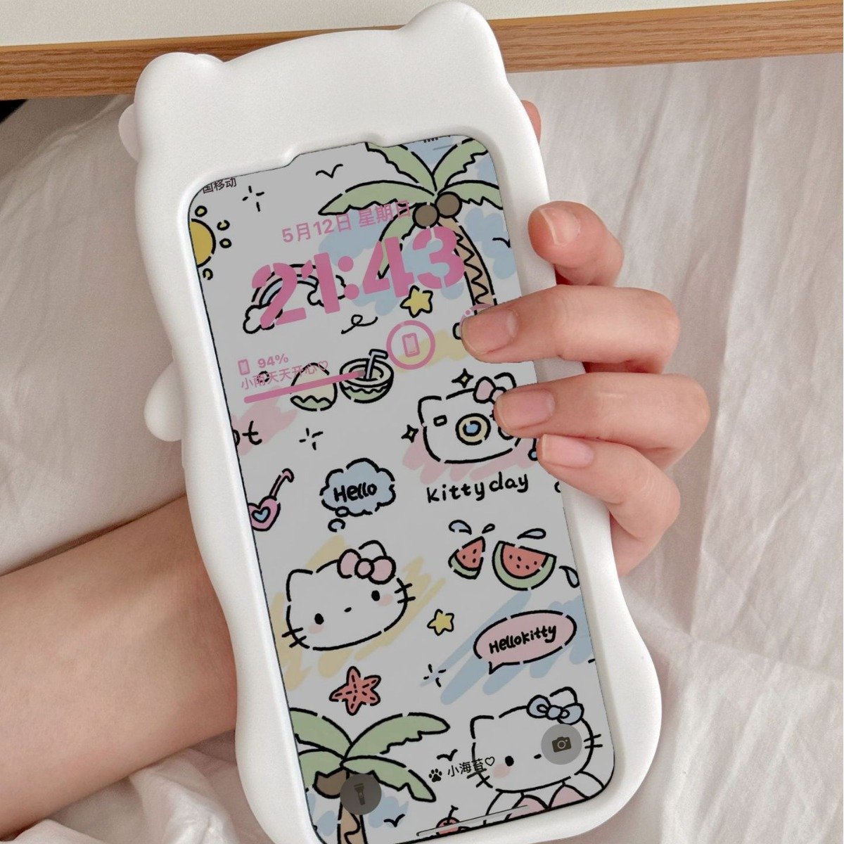 Cartoon 3d Pink Cat Mirror Suitable For Iphone 12 13 14 15 Pro Max Phone Back Cover Protective Case Soft Case