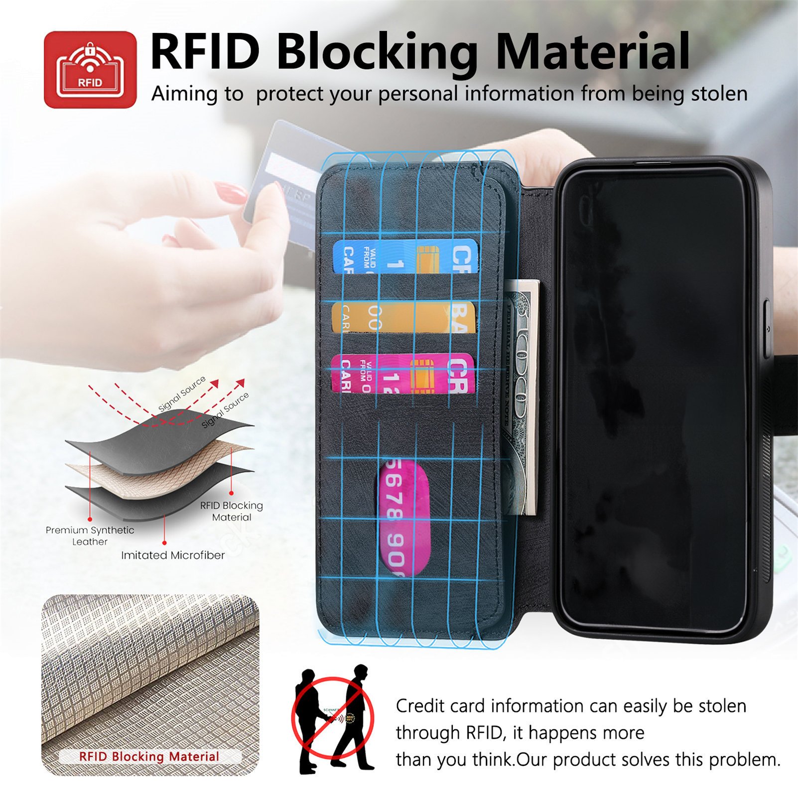 New Magnetic Separation Mobile Phone Cases for Apple 16 Wireless Charging Strong Leather Flip Cover for iphone 15 pro max