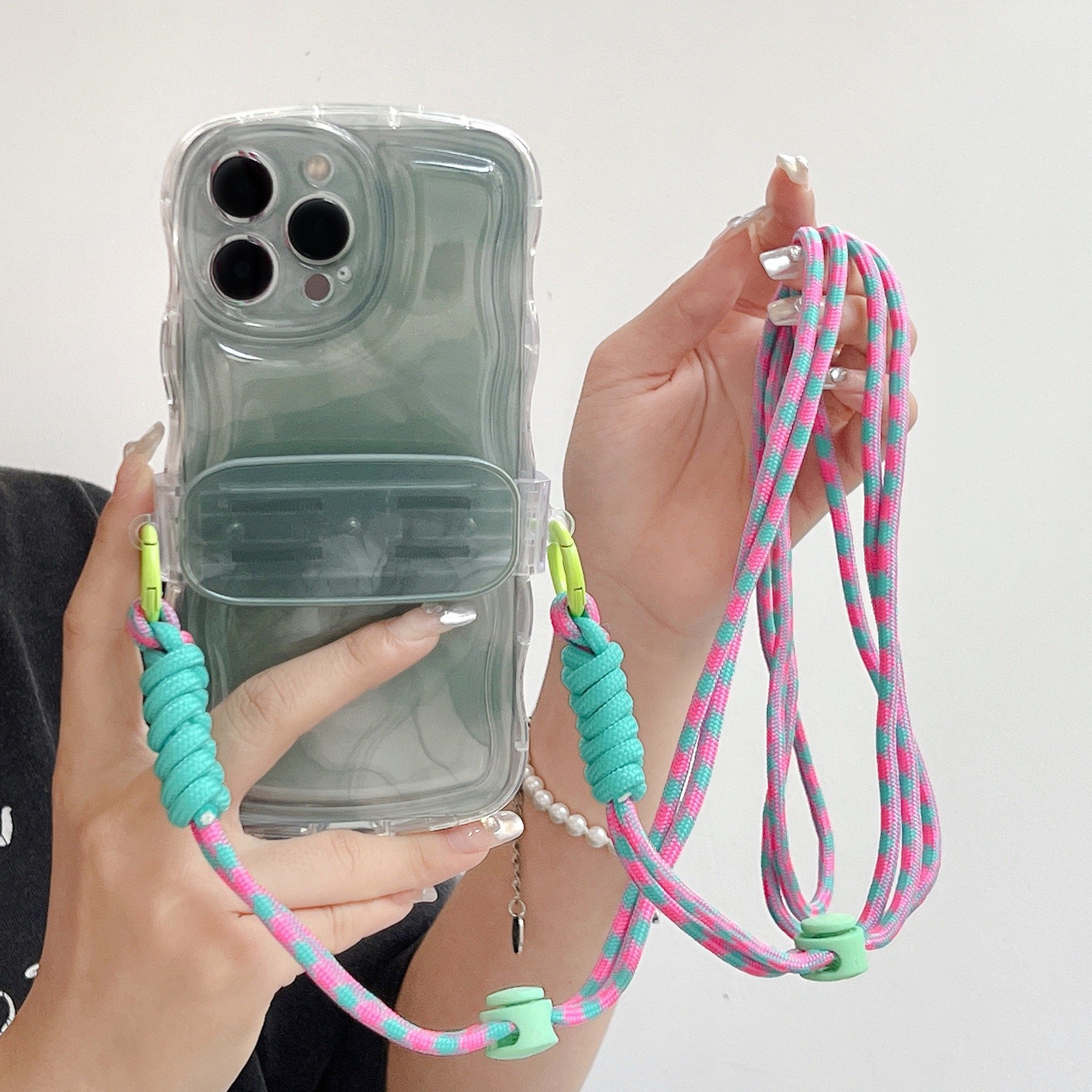 2024 design good price crossbody strap mobile phone case for iphone x xs xr xs max 11 12 13 14 pro with the belt for girls
