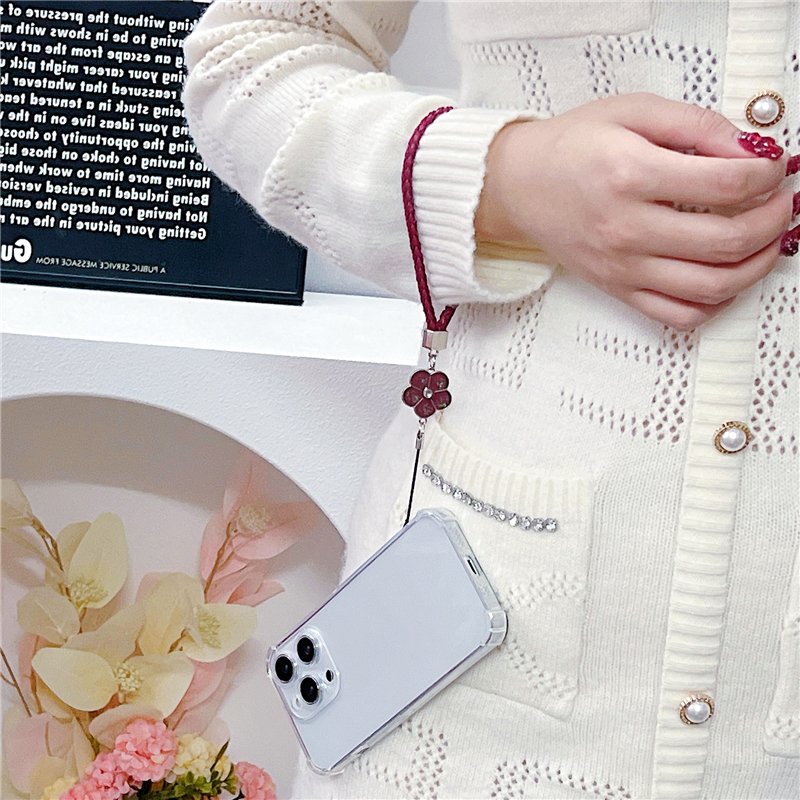 Hand Wrist Lanyard String Short Grip Lanyard Non-slip Mobile Phone Strap for Flash Drive Keychain ID Badge Holder DIY Hang Rope