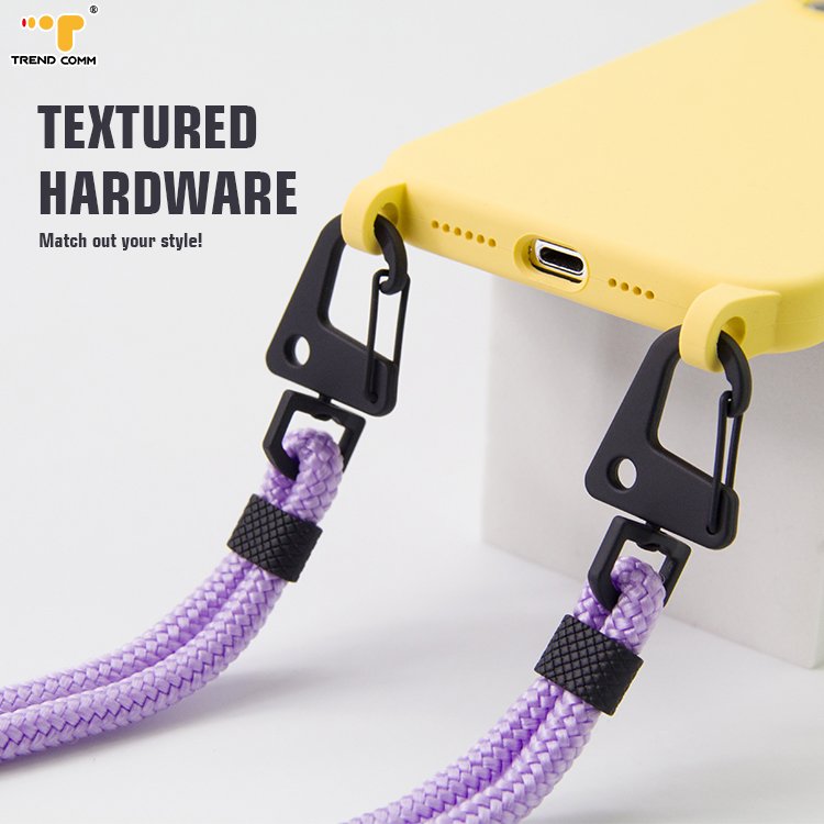Detachable Crossbody PPM Phone Strap With Rotating Hooks Mobile Phone Lanyard Rope for Easy Carrying