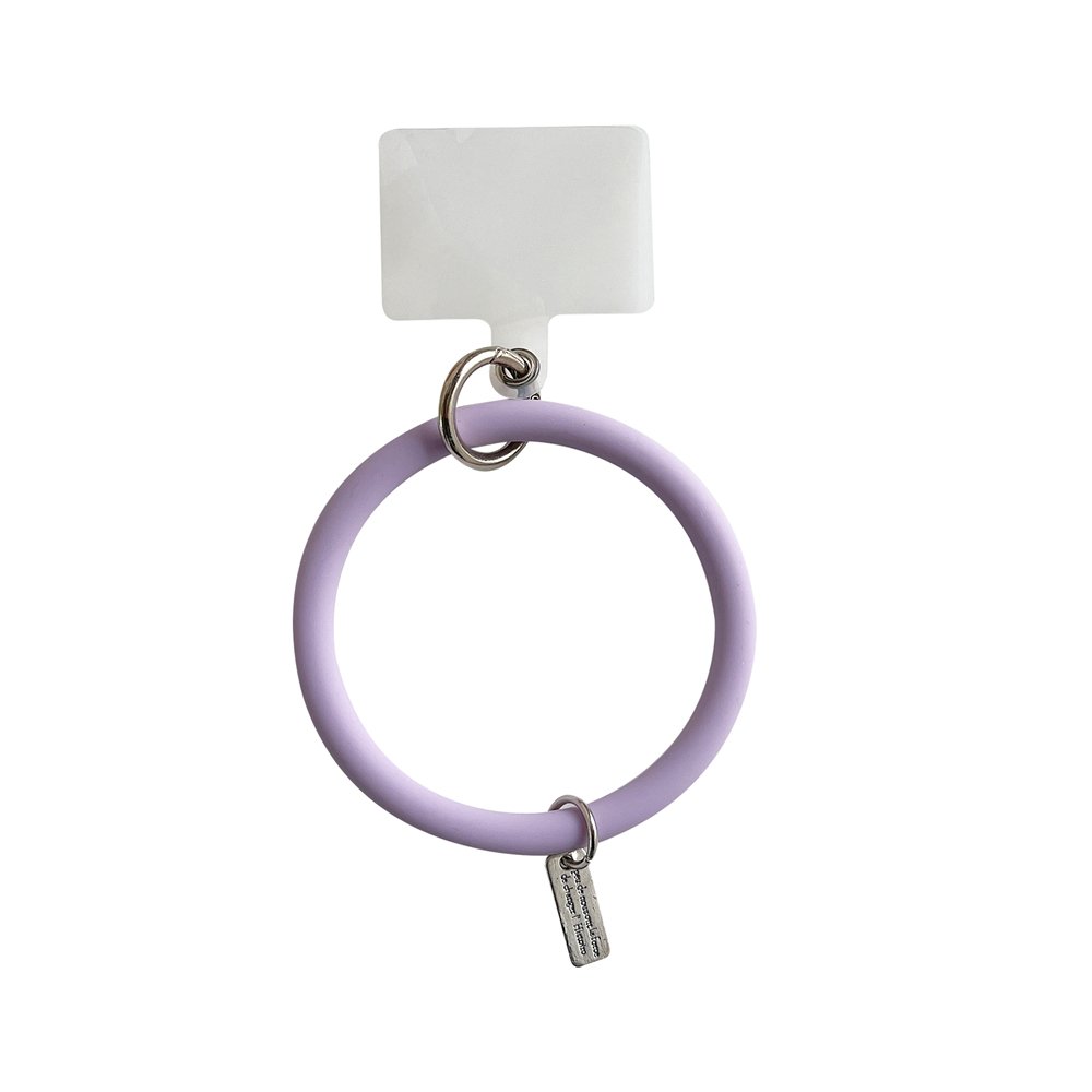 Fashion Silicone Solid Color Mobile Phone Pendant Bracelet Keychain Anti-fall Anti-lost Wrist Strap Easy to Carry ornaments
