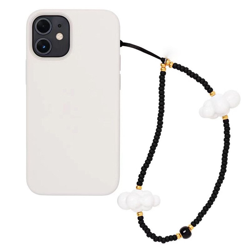 KKBEADins Creative Designer Acrylic Portable Pendant Cloud Mobile Phone Strap Men Women Unique Personality Accessory Insightful