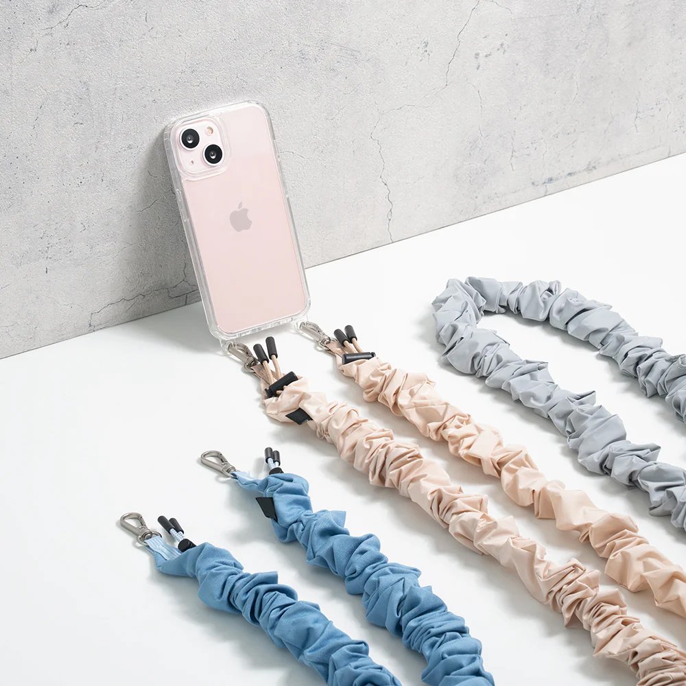 New wholesale hairband shoulder strap mobile phone strap underarm bag strap elastic round shoulder strap oblique lanyard