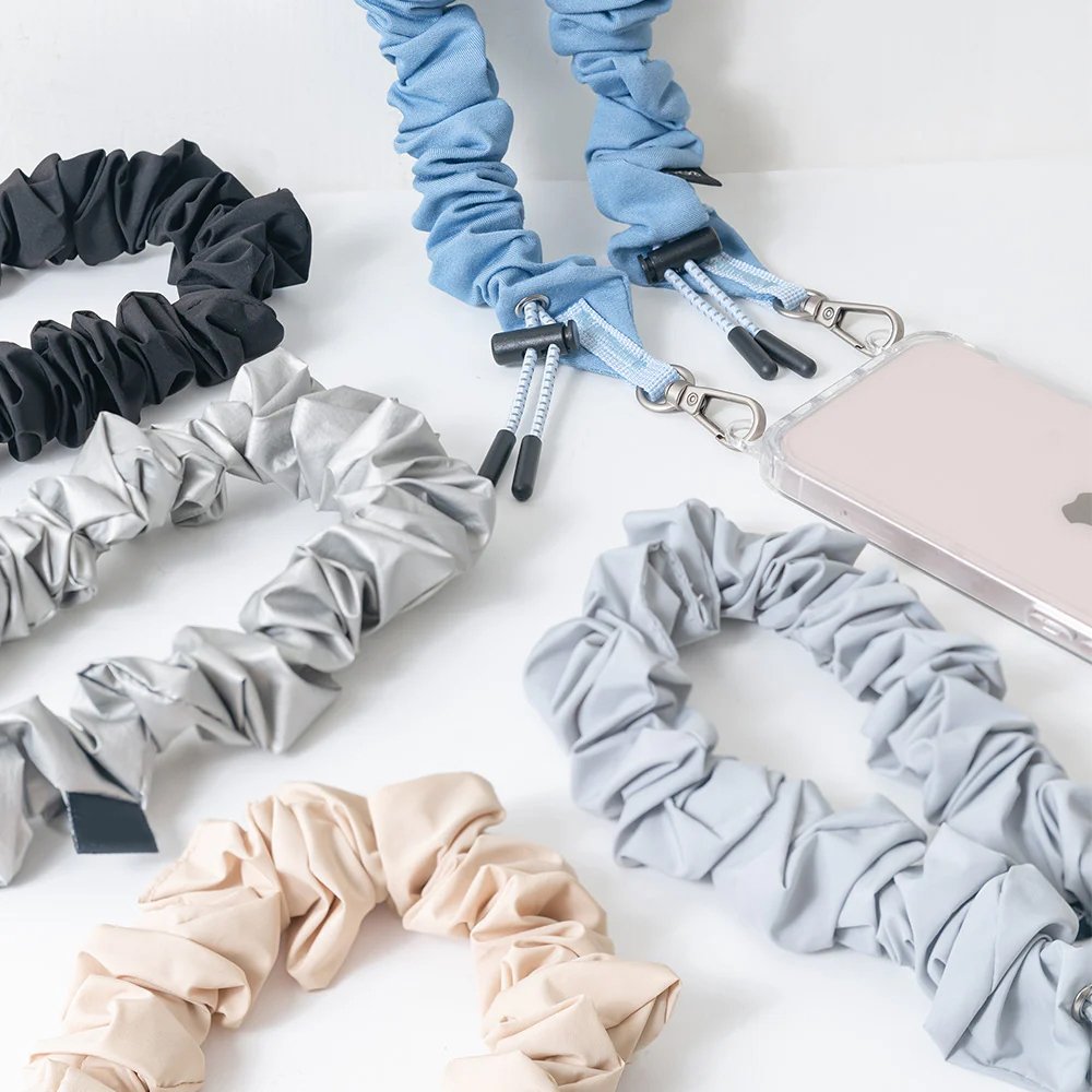 New wholesale hairband shoulder strap mobile phone strap underarm bag strap elastic round shoulder strap oblique lanyard