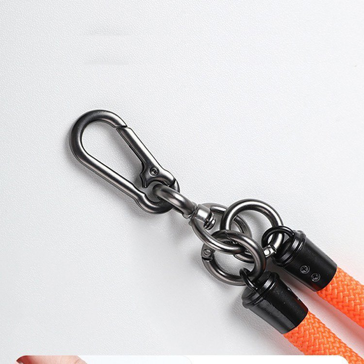 Fashion 10mm Thickness Universal Mobile Phone Lanyard Adjustable Detachable Cloth Patch Cell Phone Crossbody Necklace Strap