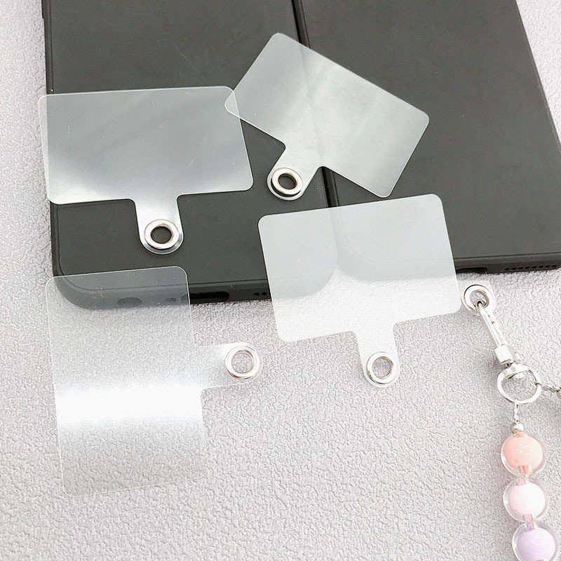 Universal Mobile Phone Anti-lost Transparent Lanyard Card Replacement Detachable Phone Hanging Cord Strap Nylon Patch