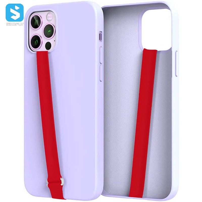 Mobile Phone Elastic Bandage Wristband Finger Holder Phone Lanyard Silicone Grip One Hand Anti Slip Phone Holder Strap