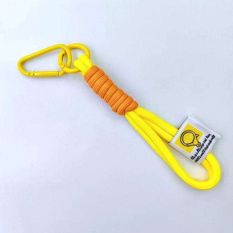 Outdoor Water Cup Mobile Phone Case with Woven Nylon Rope Key Chain Pendant Ribbon Strap-for Travel and Sports