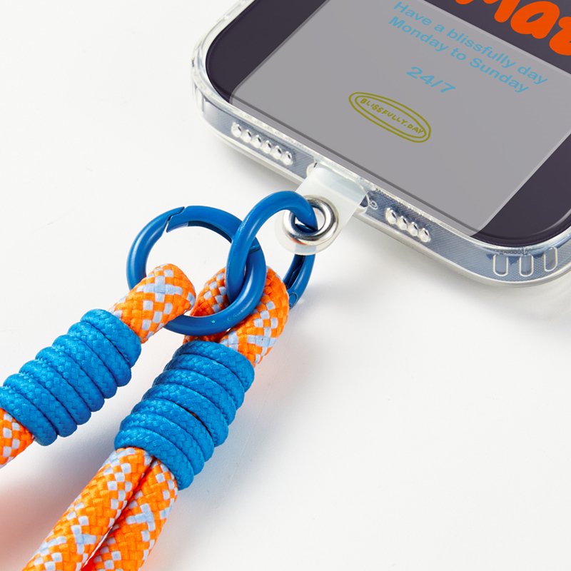 Portable Accessories Lanyard Braid Durable Wrist Strap Key Anti-Loss Lanyard Strong Short Rope Mobile Phone Hanging Chain