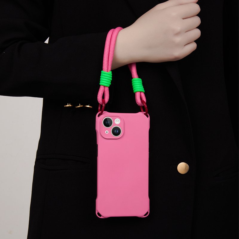 Portable Accessories Lanyard Braid Durable Wrist Strap Key Anti-Loss Lanyard Strong Short Rope Mobile Phone Hanging Chain