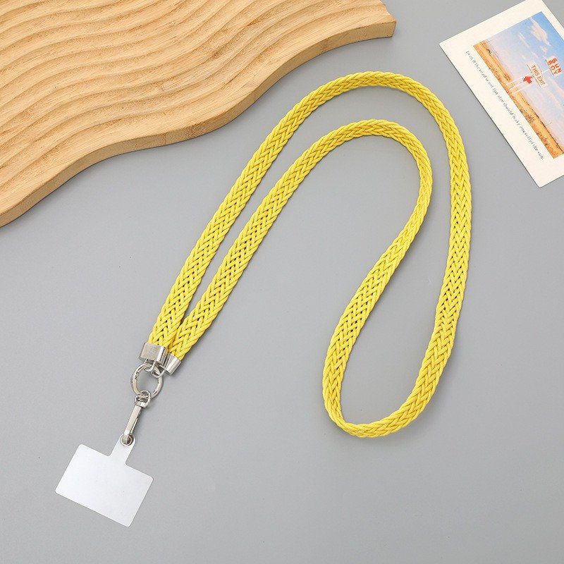 Luxury Korean Mobile Phone Crossbody Lanyard Braided Rope Colorful Strap For iPhone 16 15 14 13 12 Pro Max for Samsung Z Flip6 5