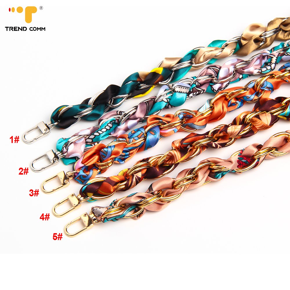 Mini Luxury Metal Phone Key Chain Personalized Wrist Strap Lanyard with Scarves for Mobile Phones Bulk Product