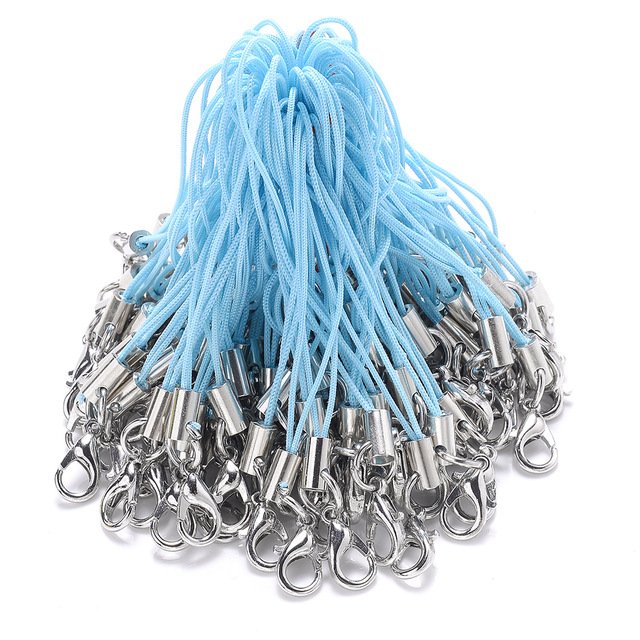 Lanyard Lariat Cords Lobster Clasp Rope Keychains Hooks Mobile phone Strap Charms Keyring Bag Accessories Key Ring