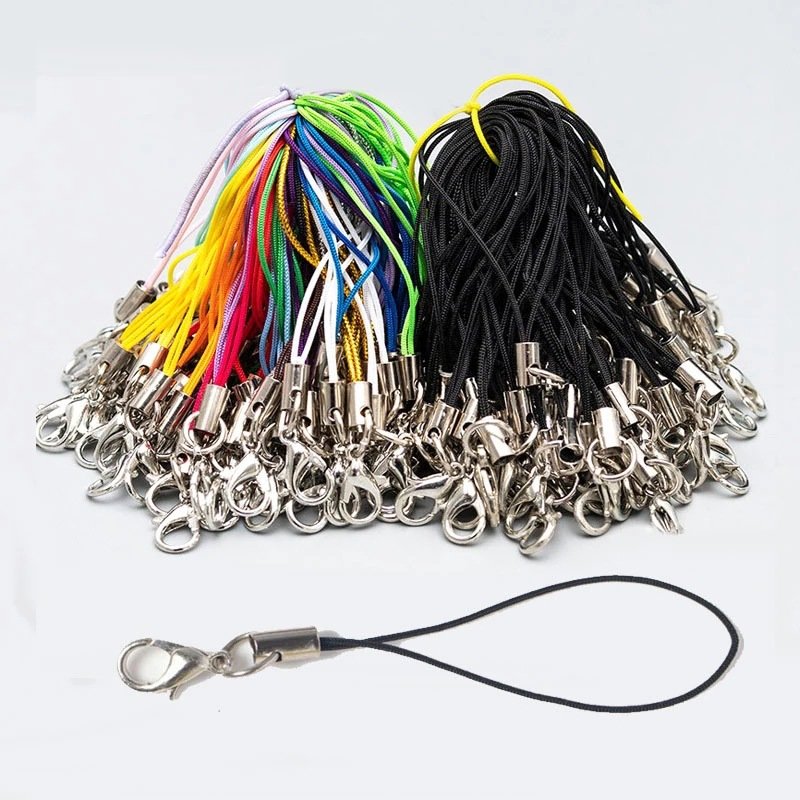 Lanyard Lariat Cords Lobster Clasp Rope Keychains Hooks Mobile phone Strap Charms Keyring Bag Accessories Key Ring