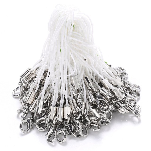Lanyard Lariat Cords Lobster Clasp Rope Keychains Hooks Mobile phone Strap Charms Keyring Bag Accessories Key Ring