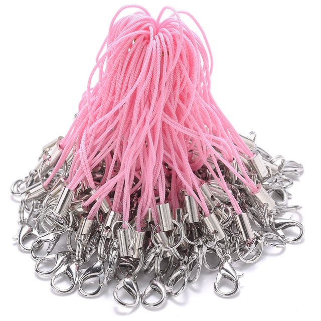 Lanyard Lariat Cords Lobster Clasp Rope Keychains Hooks Mobile phone Strap Charms Keyring Bag Accessories Key Ring