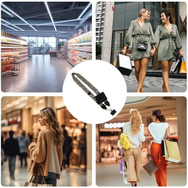 Phone Strap With Zippered Pouch Clip And Go Strap For Phone With Wallet Crossbody Phone Lanyard Crossbody For Women