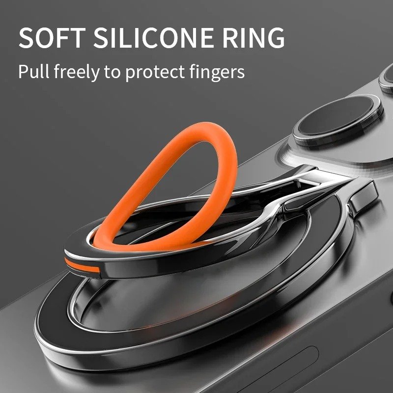 Universal Strong N52 Magnet Bracket 360 Degree Rotation Stand Magnetic Cell Phone Ring Holder for iPhone 14 15 16 Phone Holder