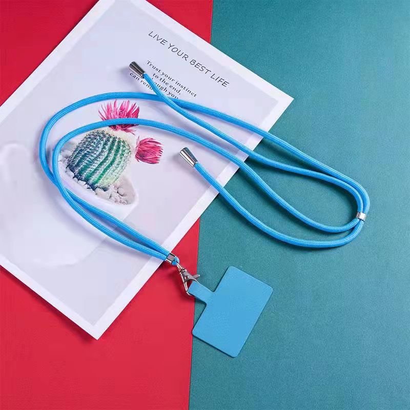 TPU Nylon Phone Accessories Universal Crossbody Necklace Smartphone Covers Strap Patch Tab Tether Cell Mobile Phone Lanyard