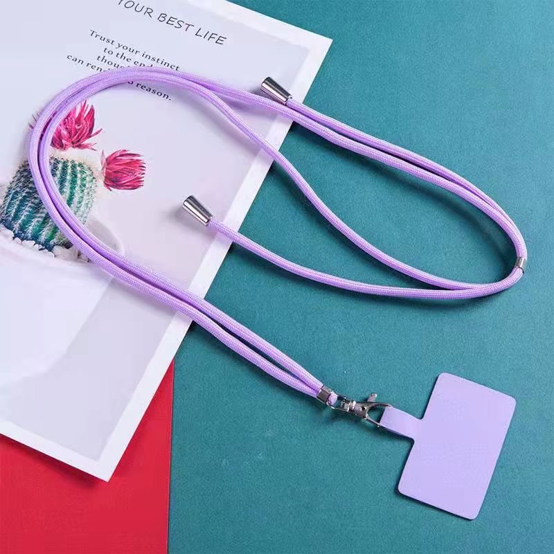 TPU Nylon Phone Accessories Universal Crossbody Necklace Smartphone Covers Strap Patch Tab Tether Cell Mobile Phone Lanyard