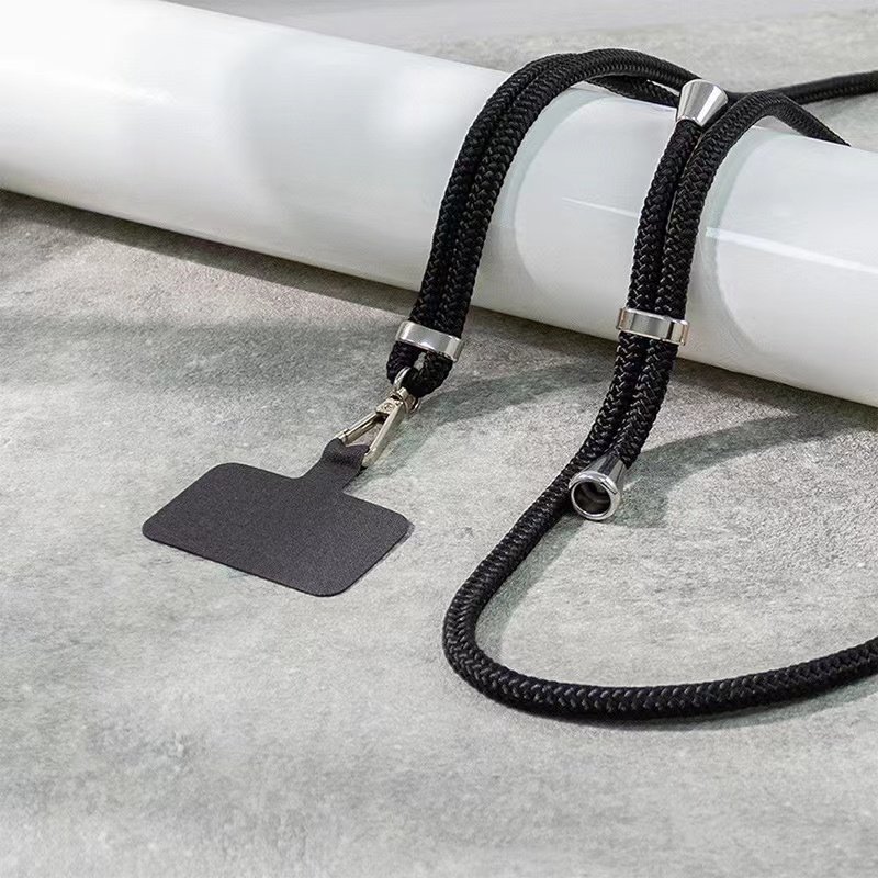 TPU Nylon Phone Accessories Universal Crossbody Necklace Smartphone Covers Strap Patch Tab Tether Cell Mobile Phone Lanyard